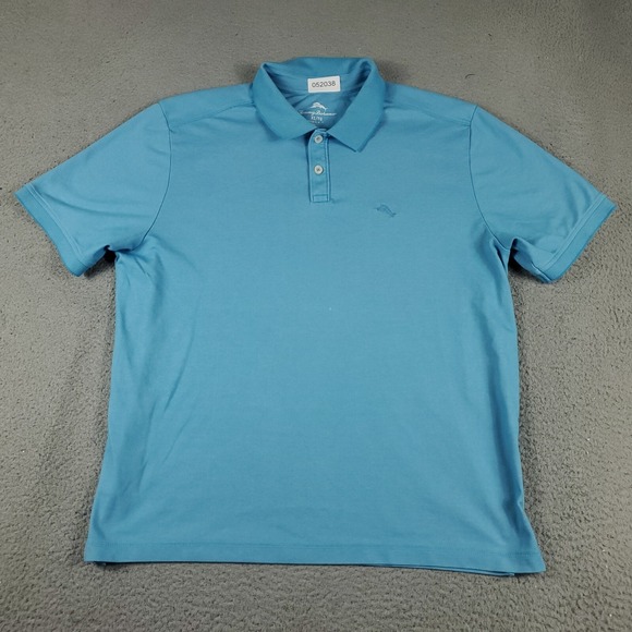 Tommy Bahama Other - Tommy Bahama Polo Shirt Mens Size XL Blue Casual Short Sleeve *